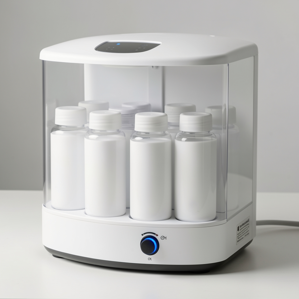 Philips Avent električni parni sterilizator za 6 bočica sa belim dizajnom i svetlosnim indikatorom
